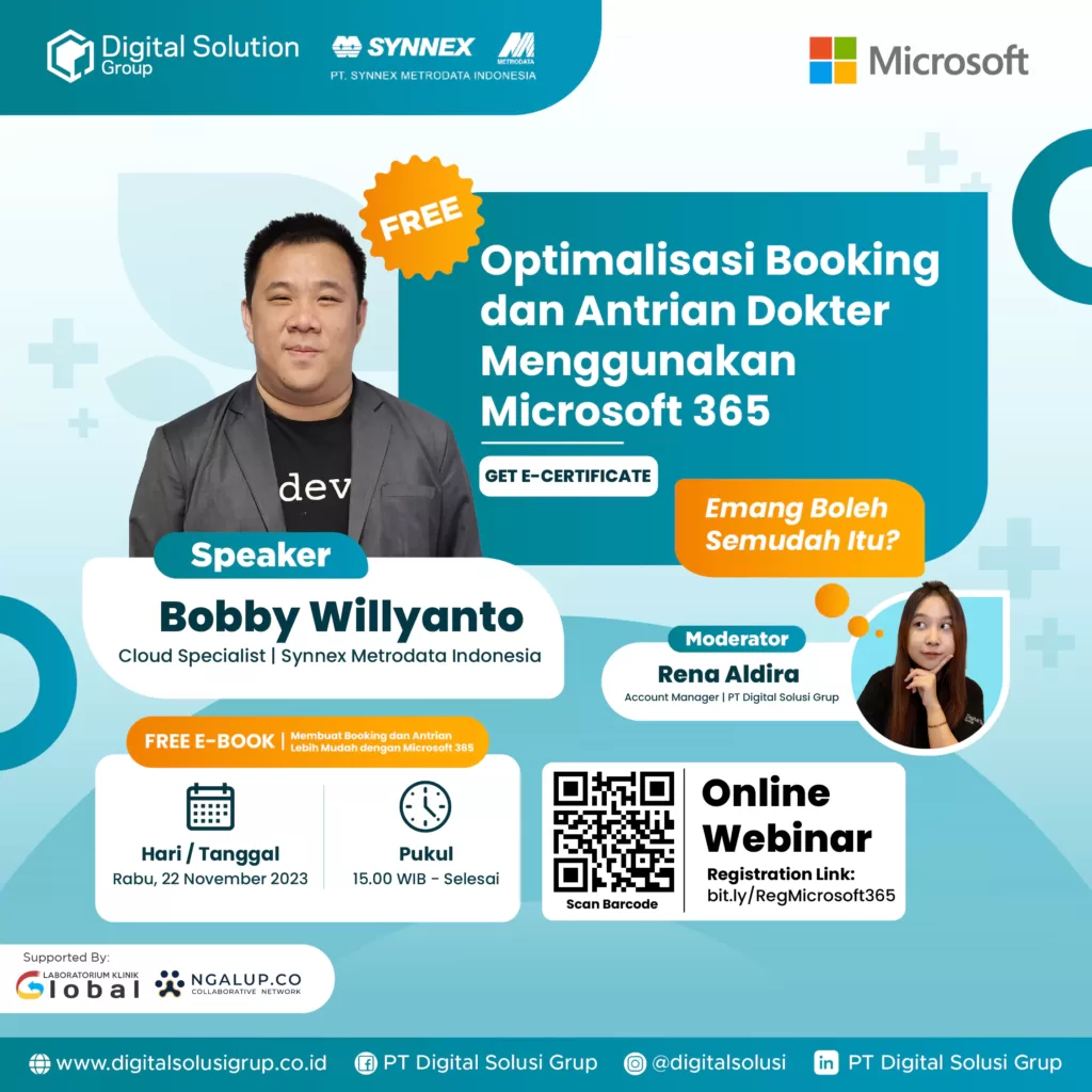 Feed Event Optimalisasi Booking dan Antrian Dokter Menggunakan Microsoft 365, Emang Boleh Semudah Itu?