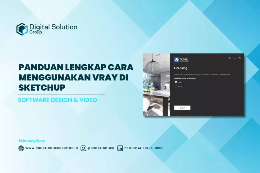 Panduan Lengkap Cara Menggunakan Vray di Sketchup