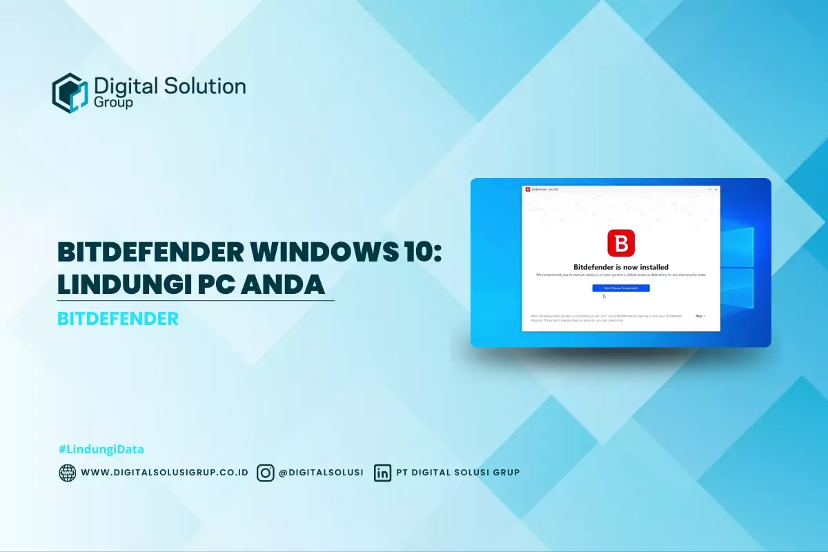 Bitdefender Windows 10: Lindungi PC Anda