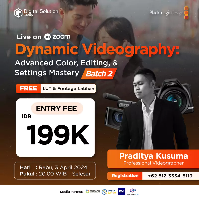 Dynamic Videography - Advanced Color, Editing, & Settings Mastery