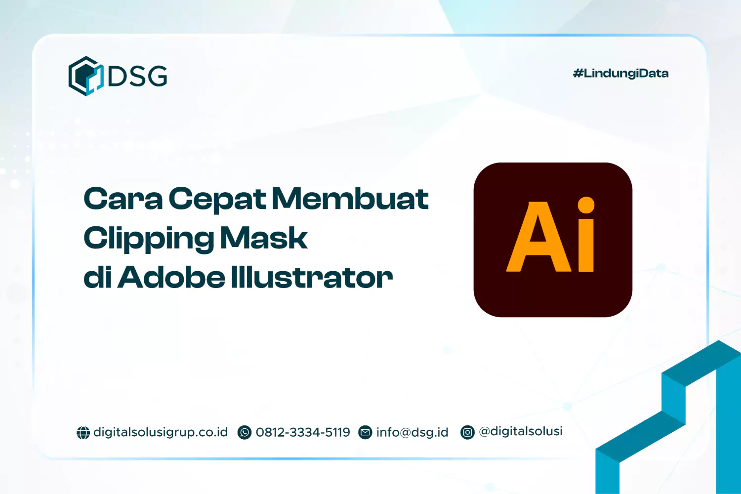 Cara Cepat Membuat Clipping Mask di Adobe Illustrator