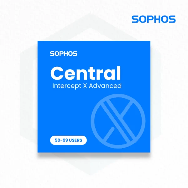 Jual Sophos Central Intercept X Advanced - 50-99 USERS