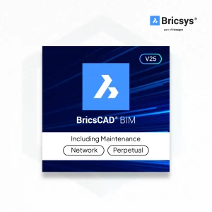 Jual BricsCAD V25 BIM including Maintenance - Network - Perpetual