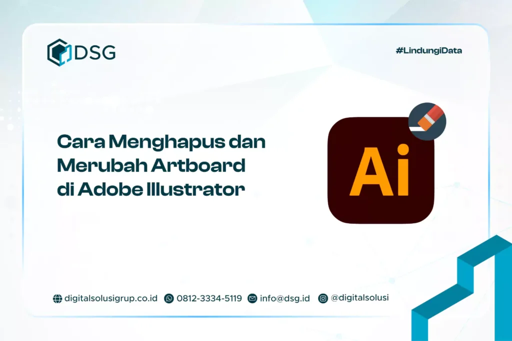 Cara Menghapus dan Merubah Artboard di Adobe Illustrator​