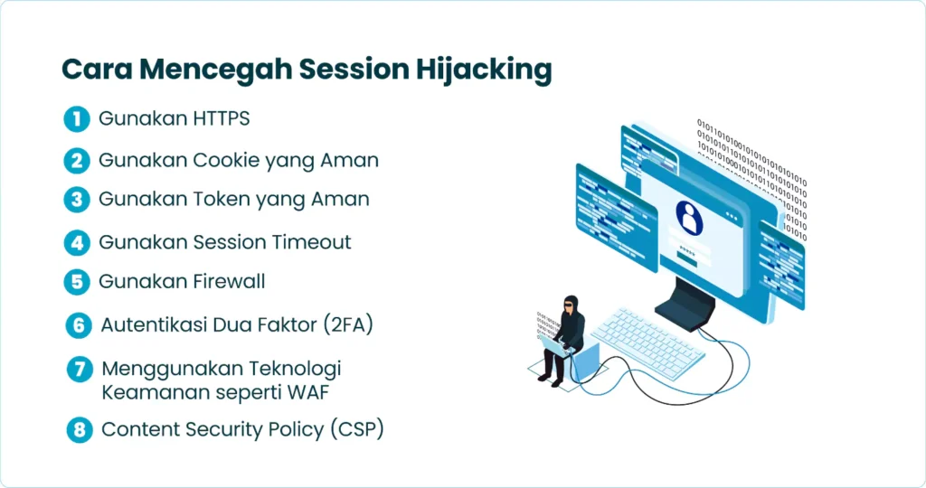 Cara Mencegah Session Hijacking