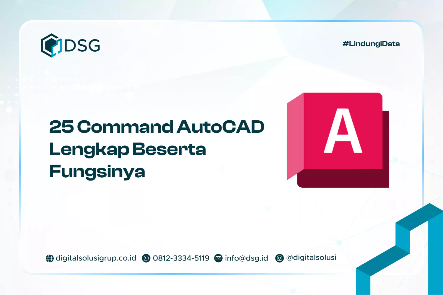 25 Command Autocad Lengkap​ Beserta Fungsinya