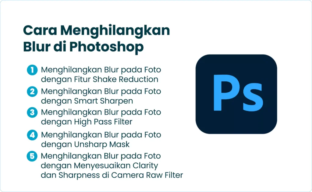 Cara Menghilangkan Blur di Photoshop