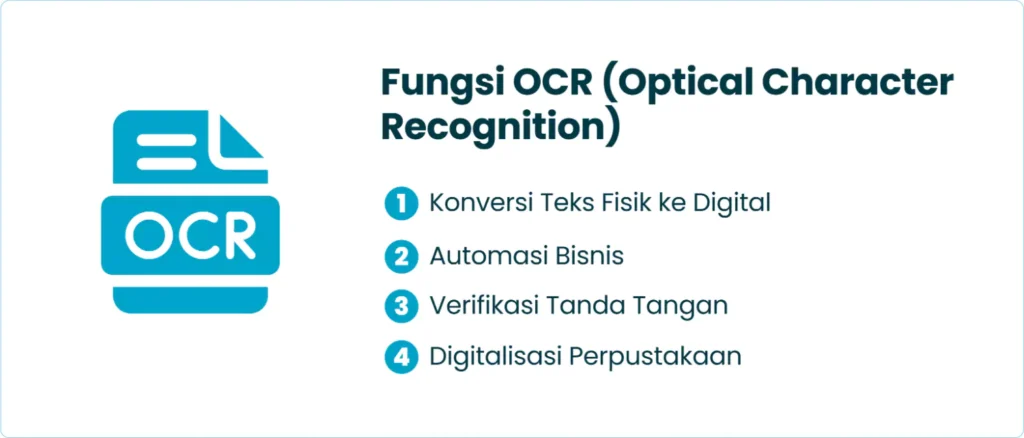 Fungsi OCR (Optical Character Recognition)