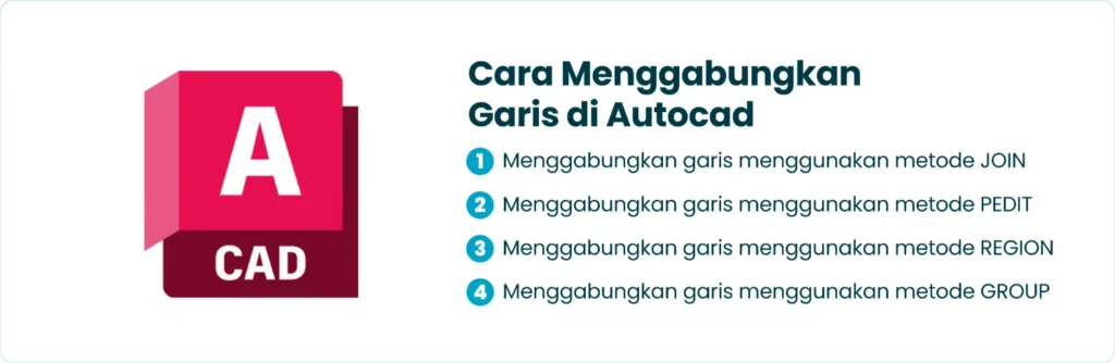 Cara Menggabungkan Garis di Autocad