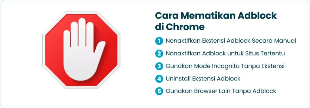 Cara Mematikan Adblock di Chrome