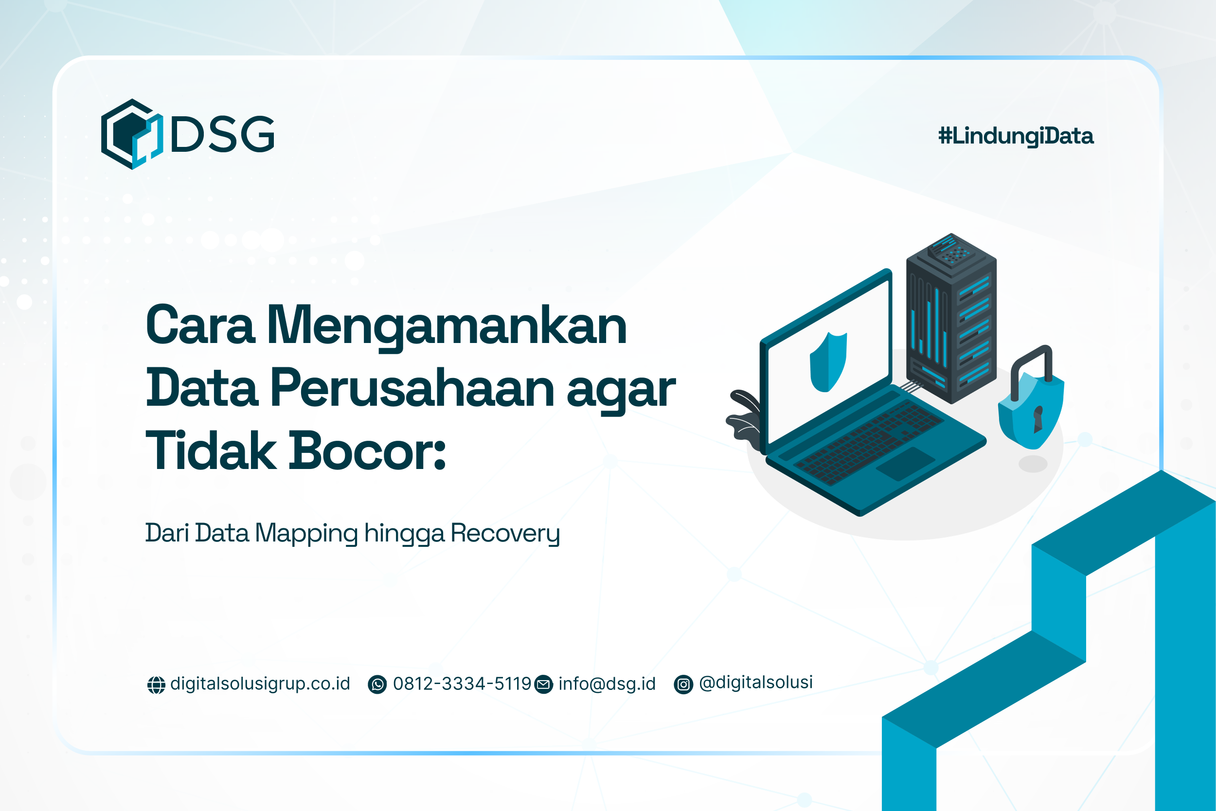 cara mengamankan data perusahaan