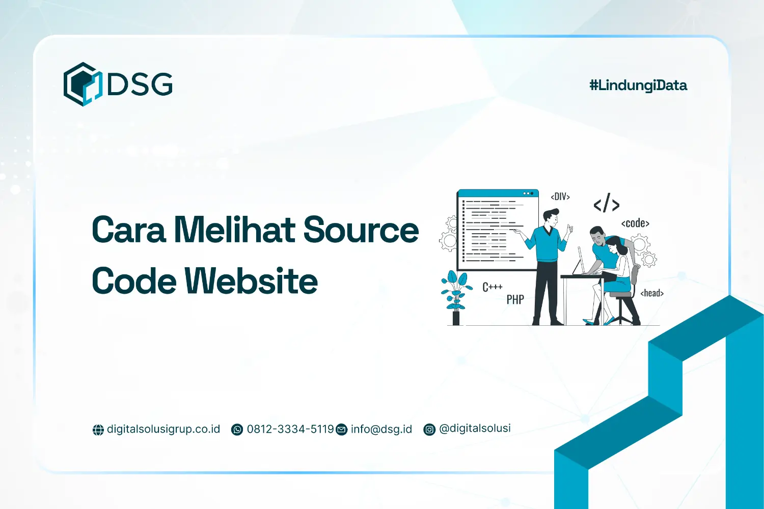 Cara Melihat Source Code Website