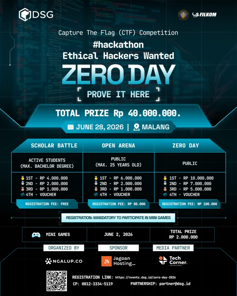 Event Nasional CTF Competition ZERO DAY 2026