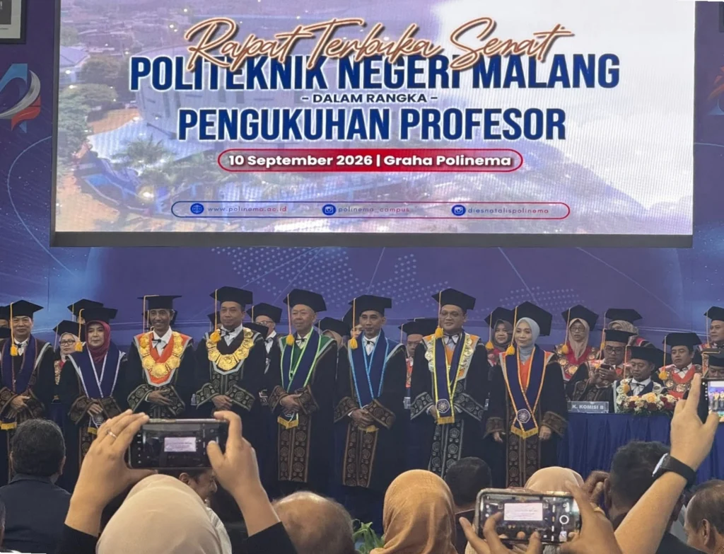CTO DSG Resmi Jadi Guru Besar Polinema 2026