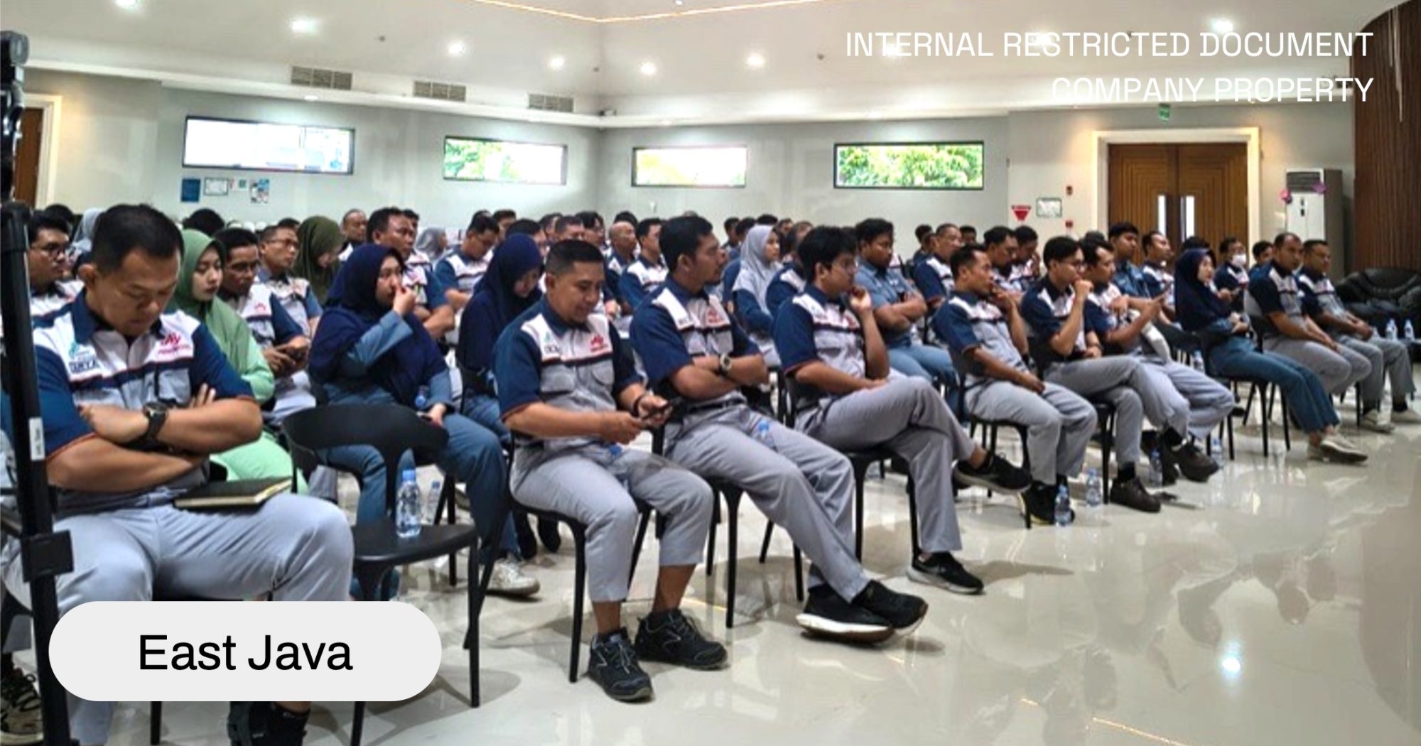 dokumentasi cybersecurity awareness training oleh DSG di sebuah perusahaan di Jawa Timur